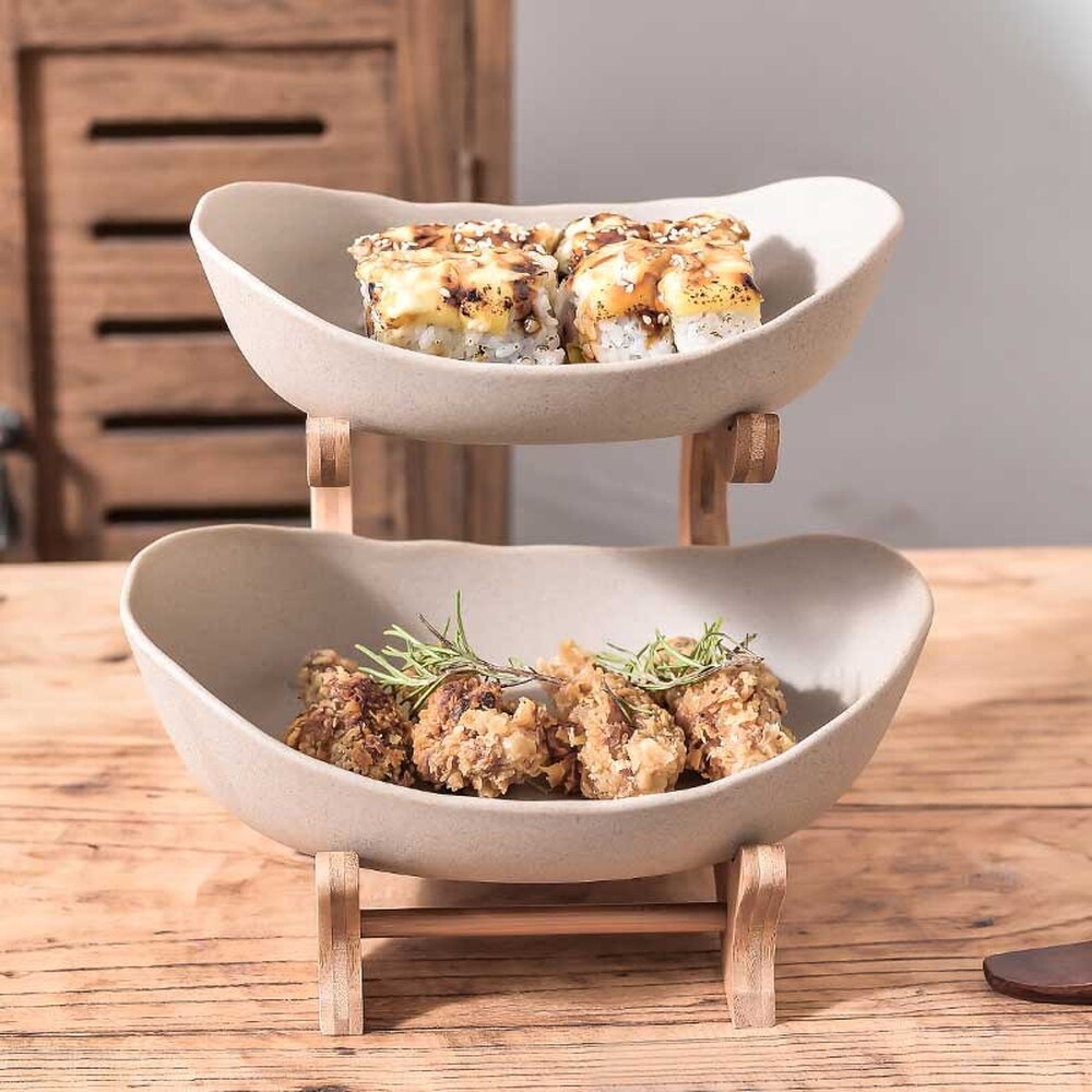 3 Tier Plate with Stand Display Plates 3 Tier Plate with Stand Display Plates