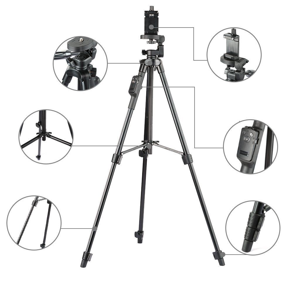 3-Way Aluminum Bluetooth Tripod Stand 3-Way Aluminum Bluetooth Tripod Stand