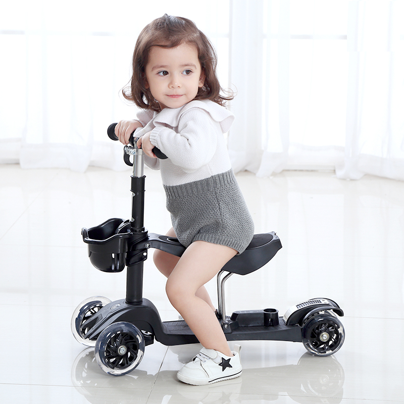 3 Wheel Scooter Removable Seat For Kids