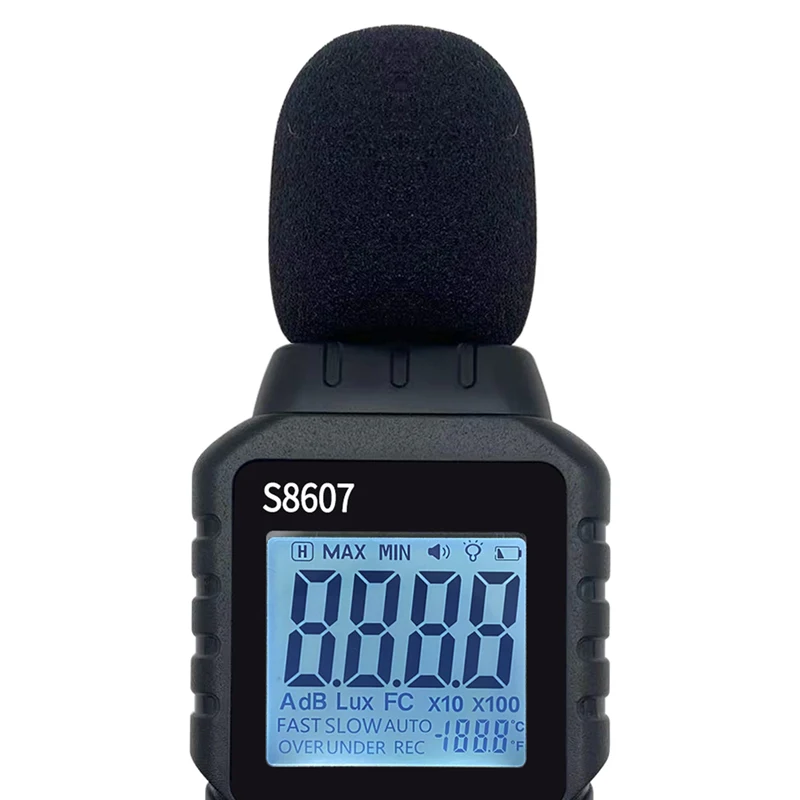 30-130dB Decibel Meter Tester Digital Noise Meter Sound Level Meter Sound Meter Volume Detector Sound Measuring 30-130dB Decibel Meter Tester Digital Noise Meter Sound Level Meter Sound Meter Volume Detector Sound Measuring
