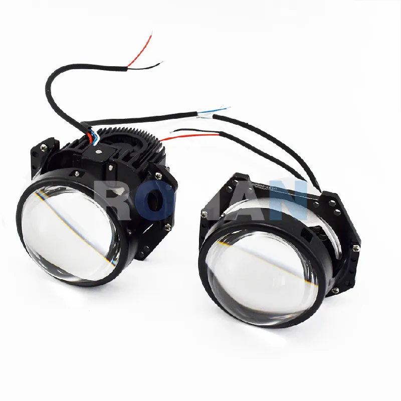 3.0 Bi Led Projector Headlight 3R G5 90W D19T 6000LUX White Color Universal Car Headlamp Retrofit