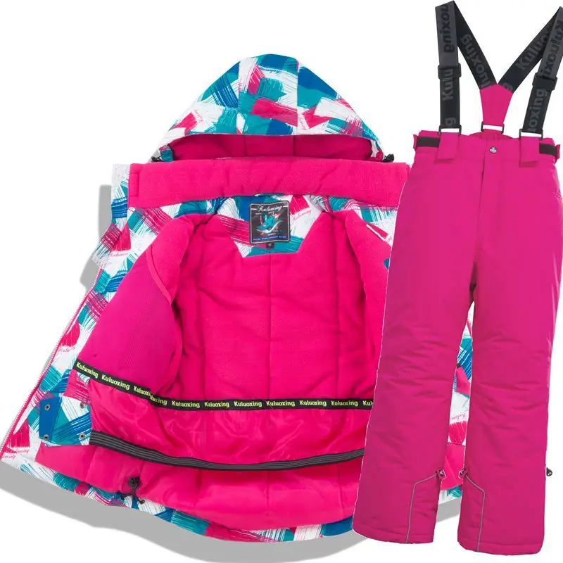 -30 Degree Children Clothing Set Boys Girl Kids Snowboard Ski Suit Waterproof Outdoor Sports Jacket Pants Clothes -30 Degree Children Clothing Set Boys Girl Kids Snowboard Ski Suit Waterproof Outdoor Sports Jacket Pants Clothes