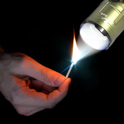 3000LM Outdoor Zoom Waterproof Flashlight Strong Light Focused Light Source Can Light a Flame 3000LM Outdoor Zoom Waterproof Flashlight Strong Light Focused Light Source Can Light a Flame