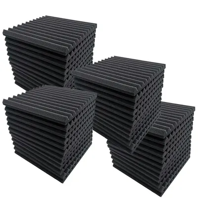 300x300x25mm Studio Acoustic Foam Soundproof Pyramid Sound Absorption Treatment Panel Tile Protective Sponge Sealing