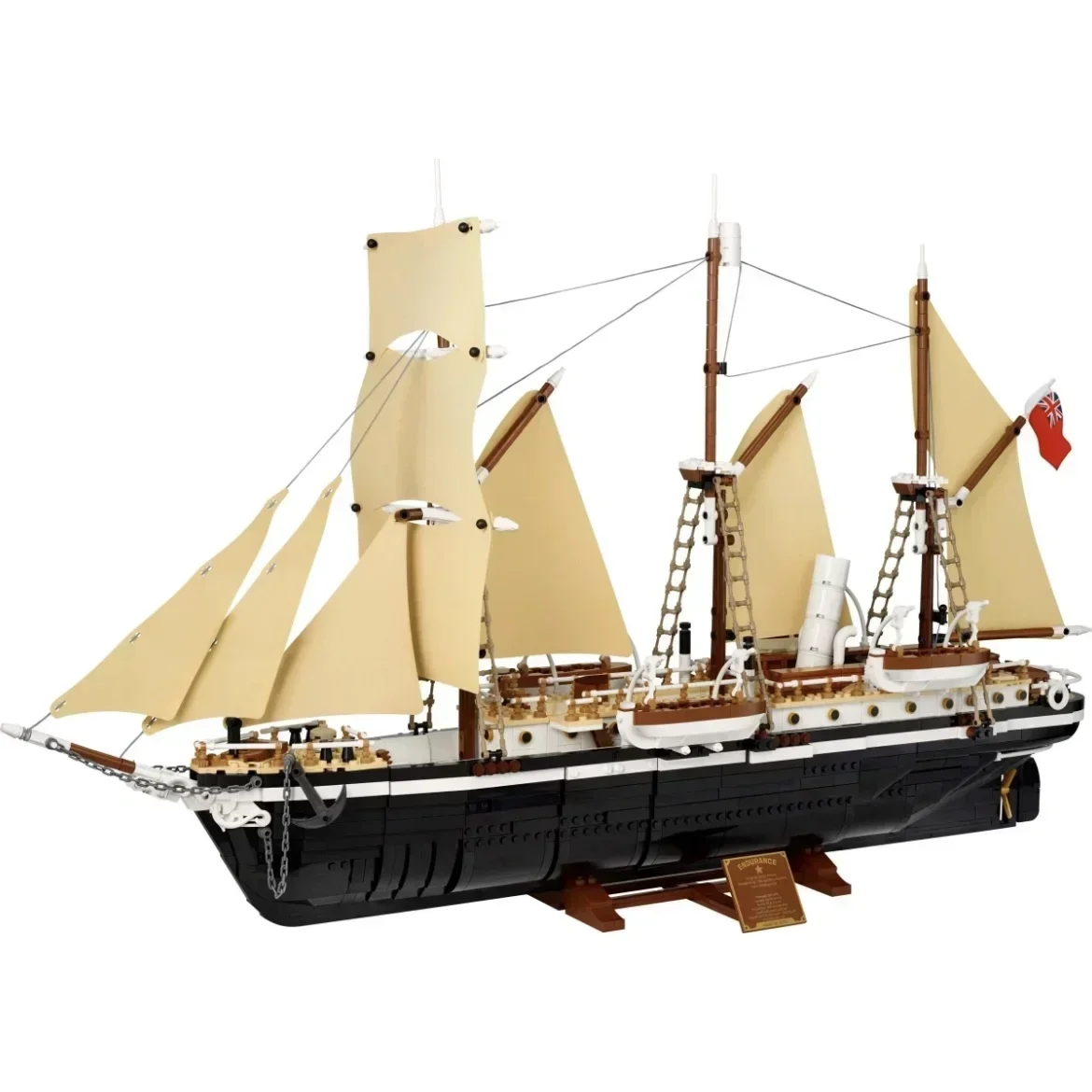 3011pcs City The Endurance Antarctic Expedition Ship Silent Giant Wheel Assemble Puzzle Model 10335 Bricks For Children