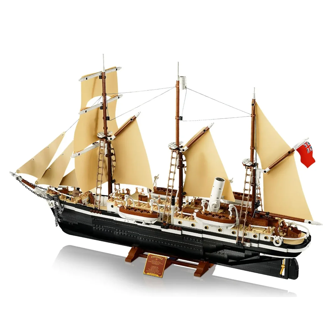 3011pcs City The Endurance Antarctic Expedition Ship Silent Giant Wheel Assemble Puzzle Model 10335 Bricks For Children