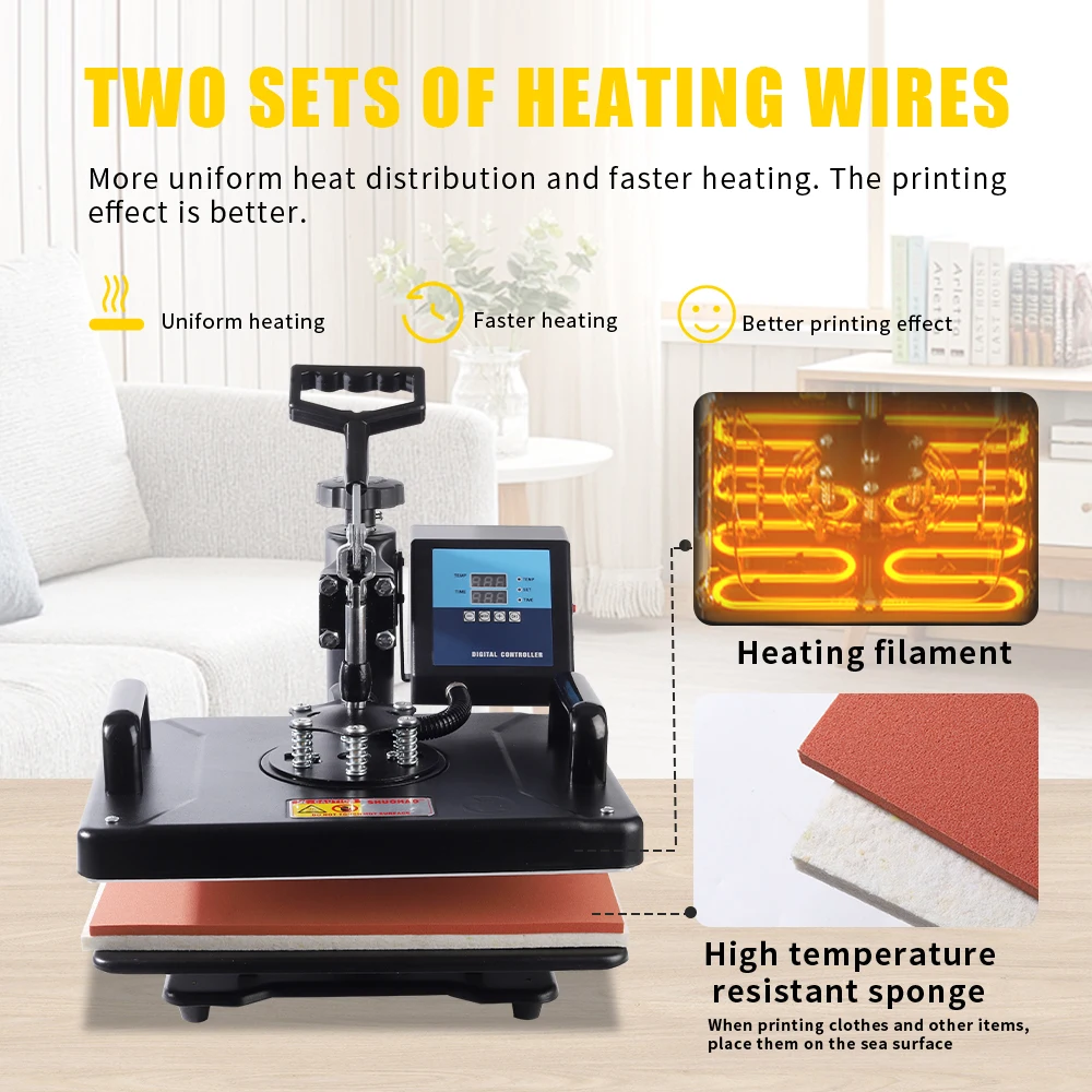 30*38CM 8 in 1 Combo Heat press Machine Sublimation Printer 2D Heat Transfer Machine for Cap Mug Plate Tshirts CE 30*38CM 8 in 1 Combo Heat press Machine Sublimation Printer 2D Heat Transfer Machine for Cap Mug Plate Tshirts CE