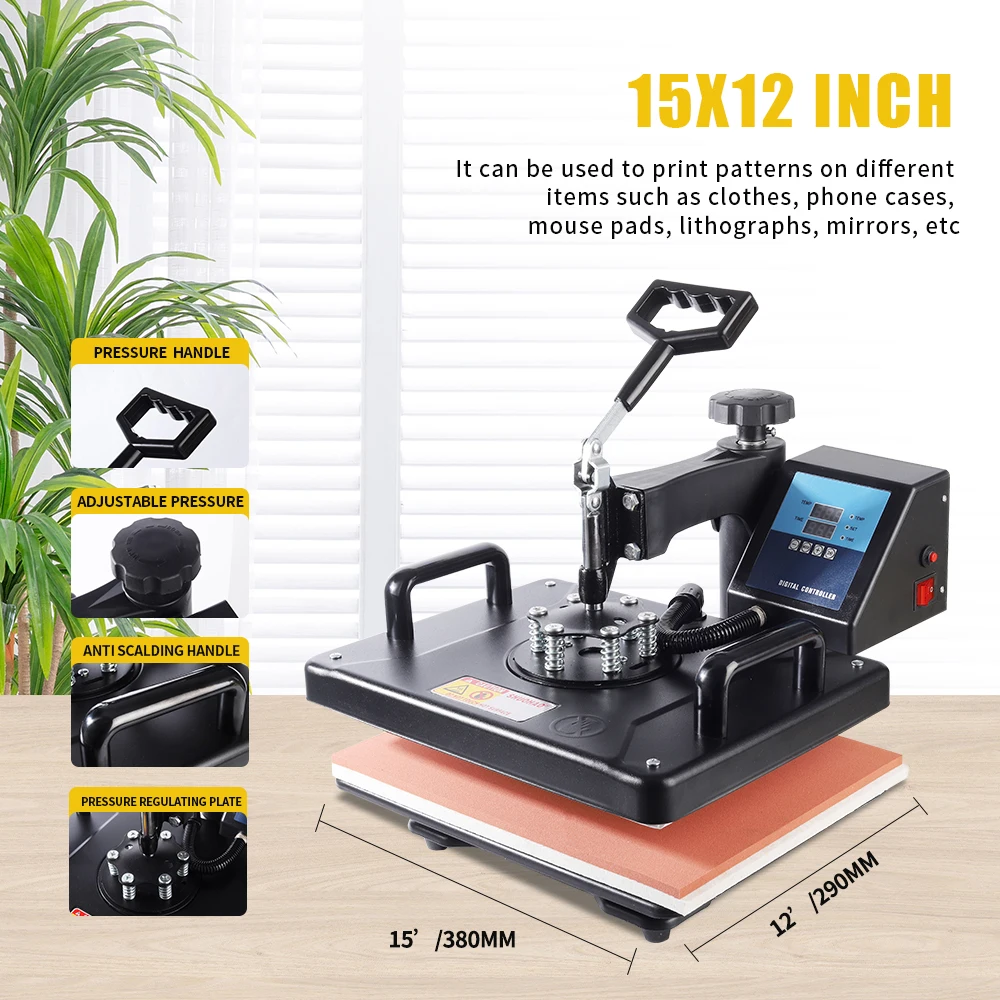 30*38CM 8 in 1 Combo Heat press Machine Sublimation Printer 2D Heat Transfer Machine for Cap Mug Plate Tshirts CE 30*38CM 8 in 1 Combo Heat press Machine Sublimation Printer 2D Heat Transfer Machine for Cap Mug Plate Tshirts CE