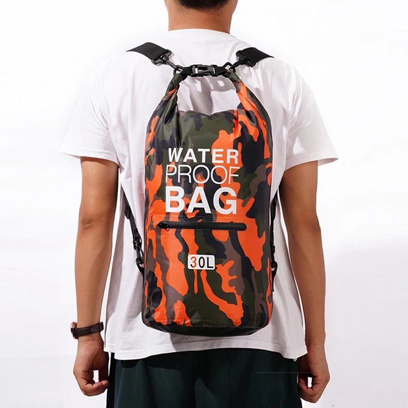 30L Waterproof Dry Bags With Wet Separation Pocket Backpack For Kayaking Boating Swimming Outdoor Sports Bag 30L Waterproof Dry Bags With Wet Separation Pocket Backpack For Kayaking Boating Swimming Outdoor Sports Bag