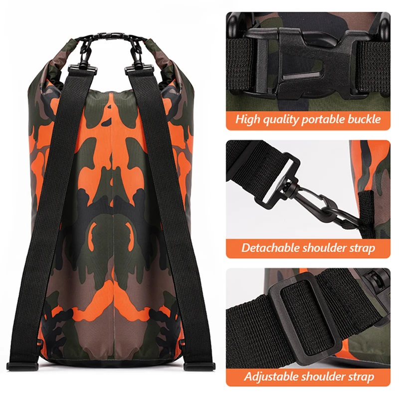 30L Waterproof Dry Bags With Wet Separation Pocket Backpack For Kayaking Boating Swimming Outdoor Sports Bag 30L Waterproof Dry Bags With Wet Separation Pocket Backpack For Kayaking Boating Swimming Outdoor Sports Bag
