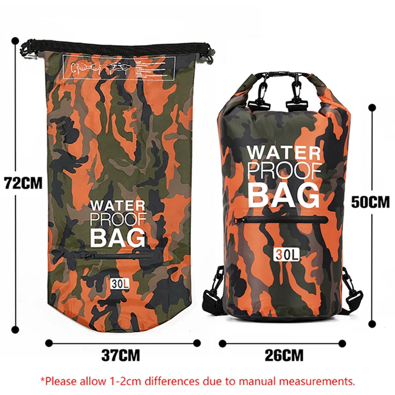 30L Waterproof Dry Bags With Wet Separation Pocket Backpack For Kayaking Boating Swimming Outdoor Sports Bag 30L Waterproof Dry Bags With Wet Separation Pocket Backpack For Kayaking Boating Swimming Outdoor Sports Bag