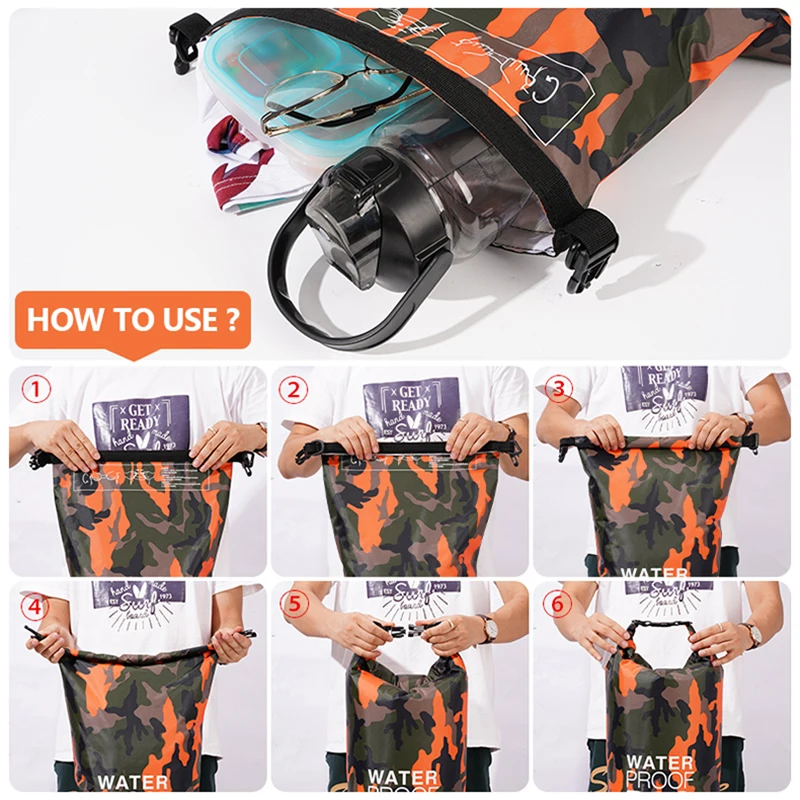 30L Waterproof Dry Bags With Wet Separation Pocket Backpack For Kayaking Boating Swimming Outdoor Sports Bag 30L Waterproof Dry Bags With Wet Separation Pocket Backpack For Kayaking Boating Swimming Outdoor Sports Bag
