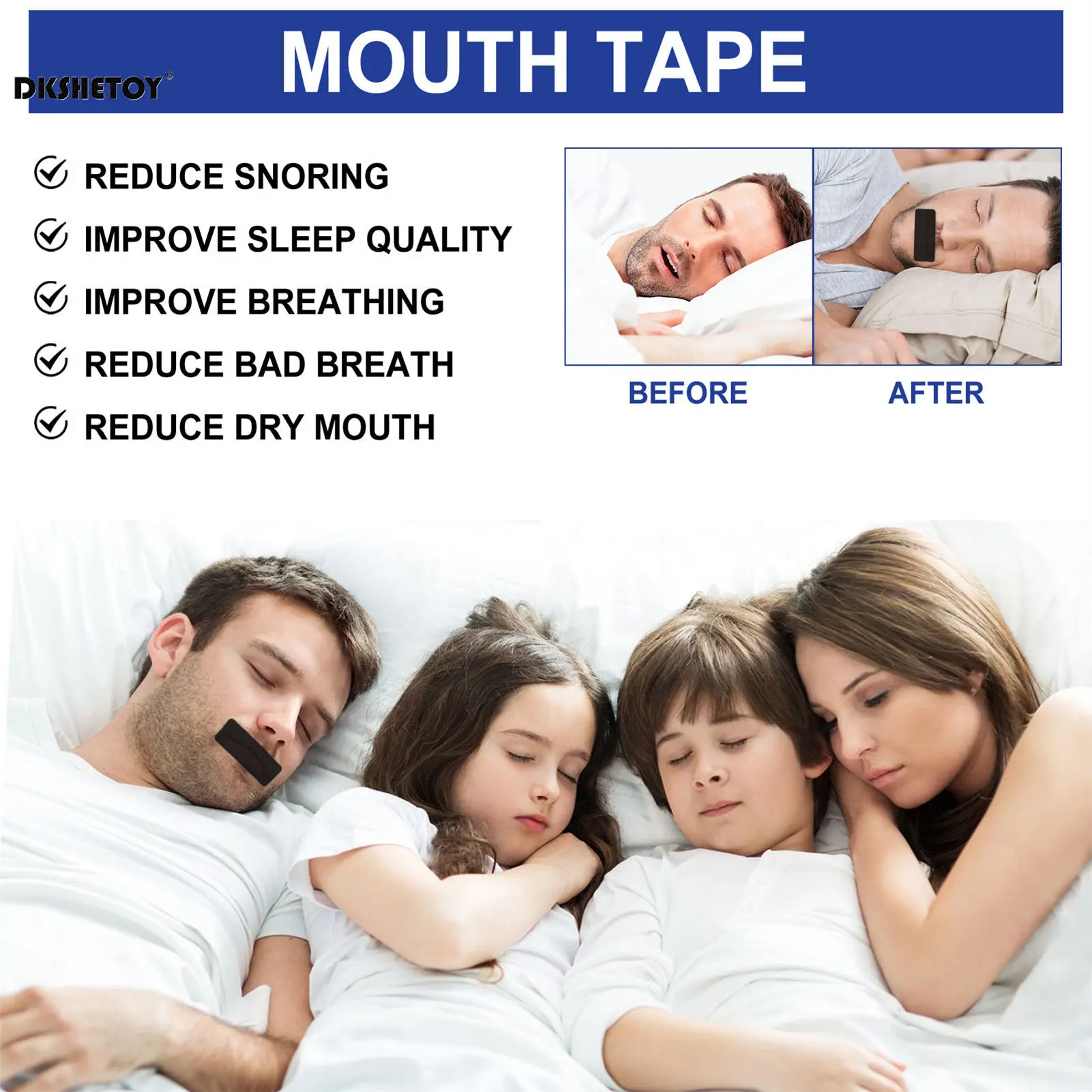 30pcs Anti Snoring Mouth Tape Nighttime Sleeping Mouth Breathing Improvement Reduce Dry Mouth Promote Nose Breathing 30pcs Anti Snoring Mouth Tape Nighttime Sleeping Mouth Breathing Improvement Reduce Dry Mouth Promote Nose Breathing