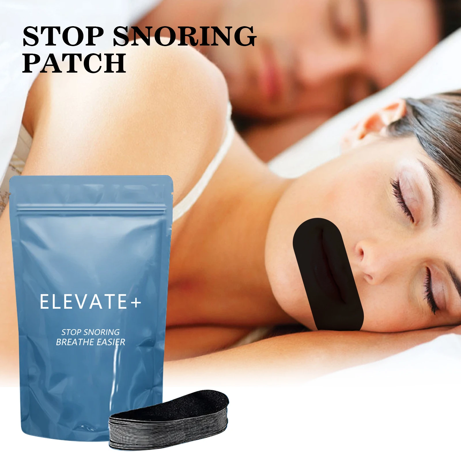 30pcs Anti-Snoring Patch Nose Breathing Correction Improve Sleeping Promoting Better Breath Portable Night Sleep Mouth