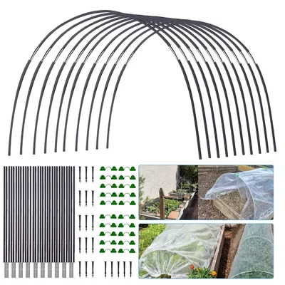 30Pcs Garden Hoops for Netting Tunnel, Garden Hoops Greenhouse Frame Flexible Tunnel Arch Crop Protection Hoops for 30Pcs Garden Hoops for Netting Tunnel, Garden Hoops Greenhouse Frame Flexible Tunnel Arch Crop Protection Hoops for
