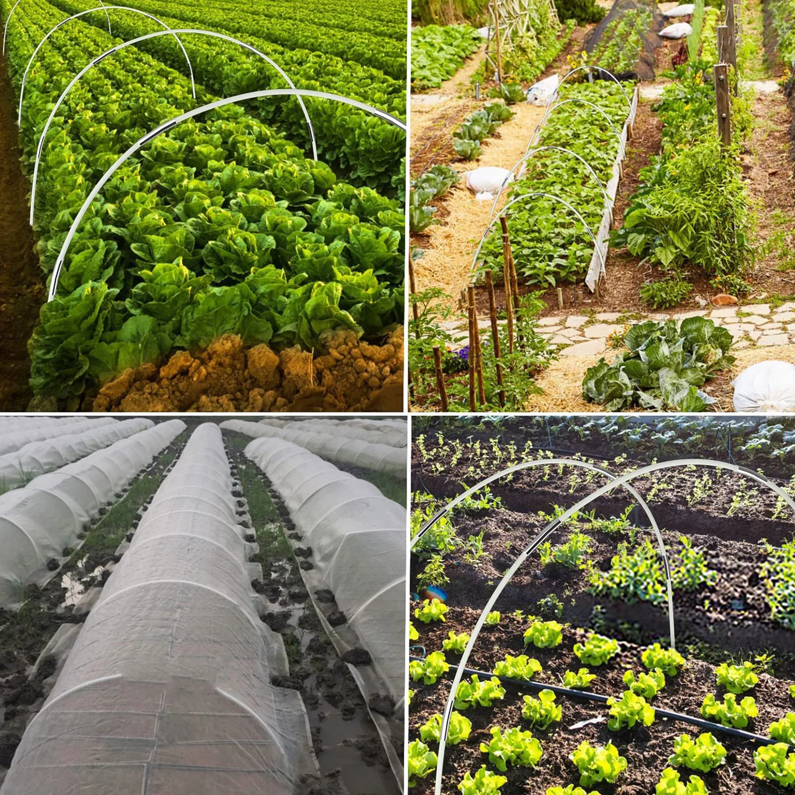30Pcs Garden Hoops for Netting Tunnel, Garden Hoops Greenhouse Frame Flexible Tunnel Arch Crop Protection Hoops for 30Pcs Garden Hoops for Netting Tunnel, Garden Hoops Greenhouse Frame Flexible Tunnel Arch Crop Protection Hoops for