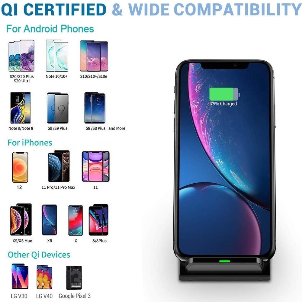 30W Fast Wireless Charger Stand Phone Dock 30W Fast Wireless Charger Stand Phone Dock