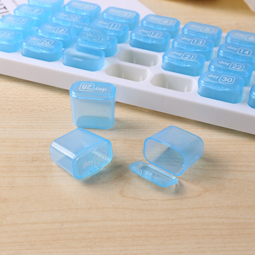 31 Grids Monthly Pill Box Case