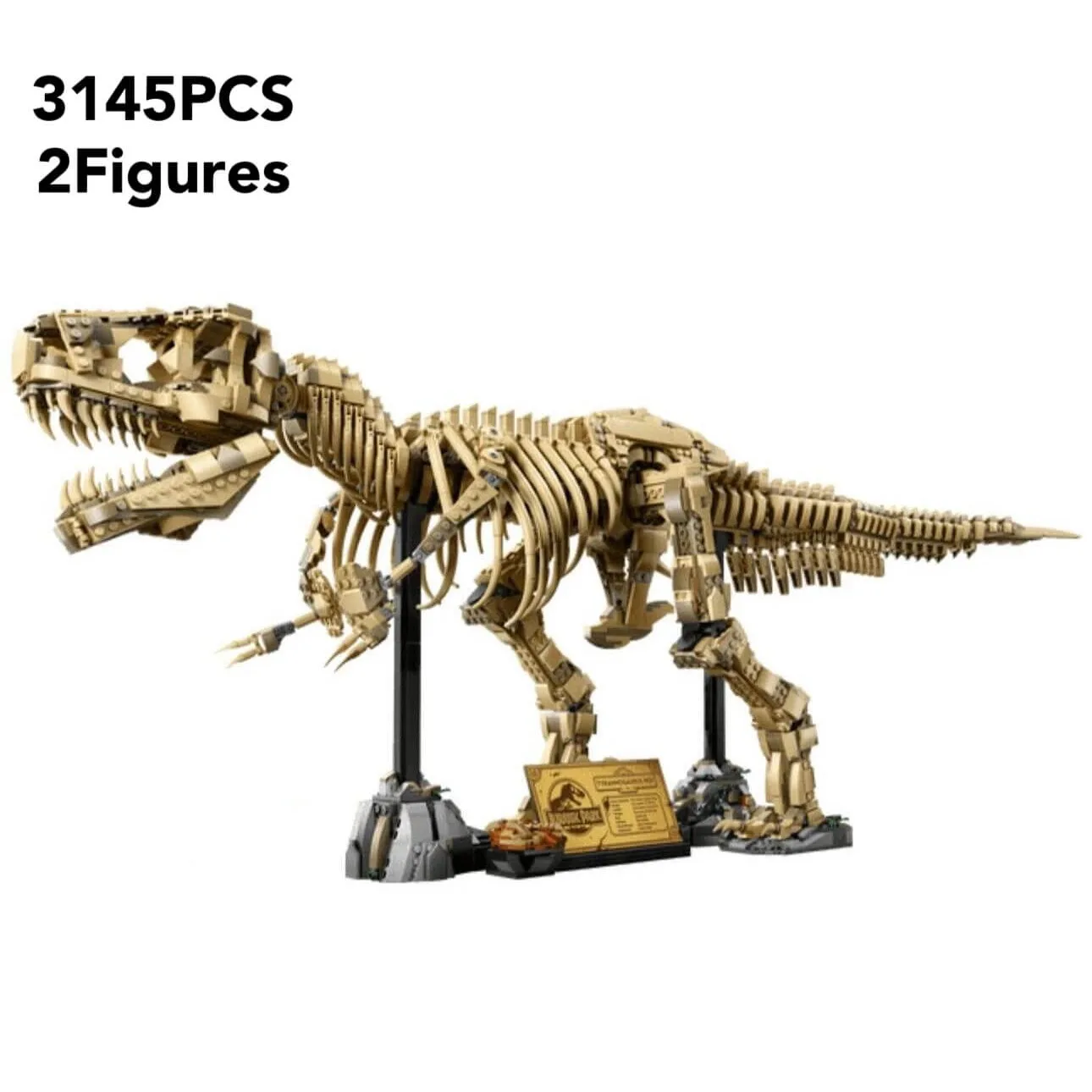 3145pcs Jurassic Dinosaur Park Series Dinosaur Fossils Tyrannosaurus Rex 76968 Assembled Bricks Display Model Birthday 3145pcs Jurassic Dinosaur Park Series Dinosaur Fossils Tyrannosaurus Rex 76968 Assembled Bricks Display Model Birthday