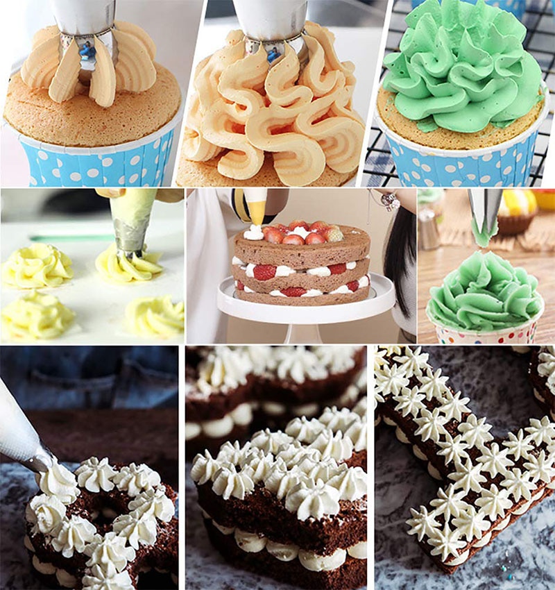 32 Pcs Icing Nozzles Set For Baking 32 Pcs Icing Nozzles Set For Baking