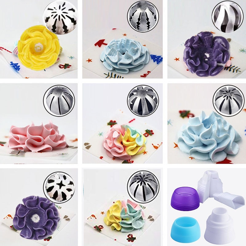 32 Pcs Icing Nozzles Set For Baking 32 Pcs Icing Nozzles Set For Baking
