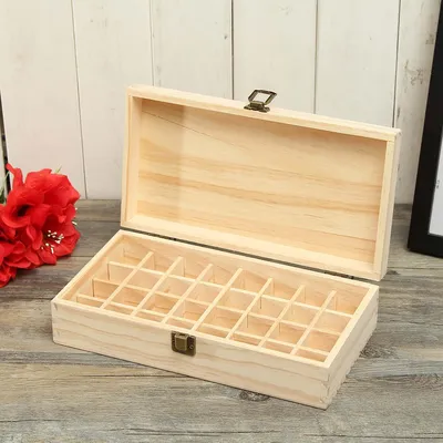 32 Slot Essential Oil Wooden Box