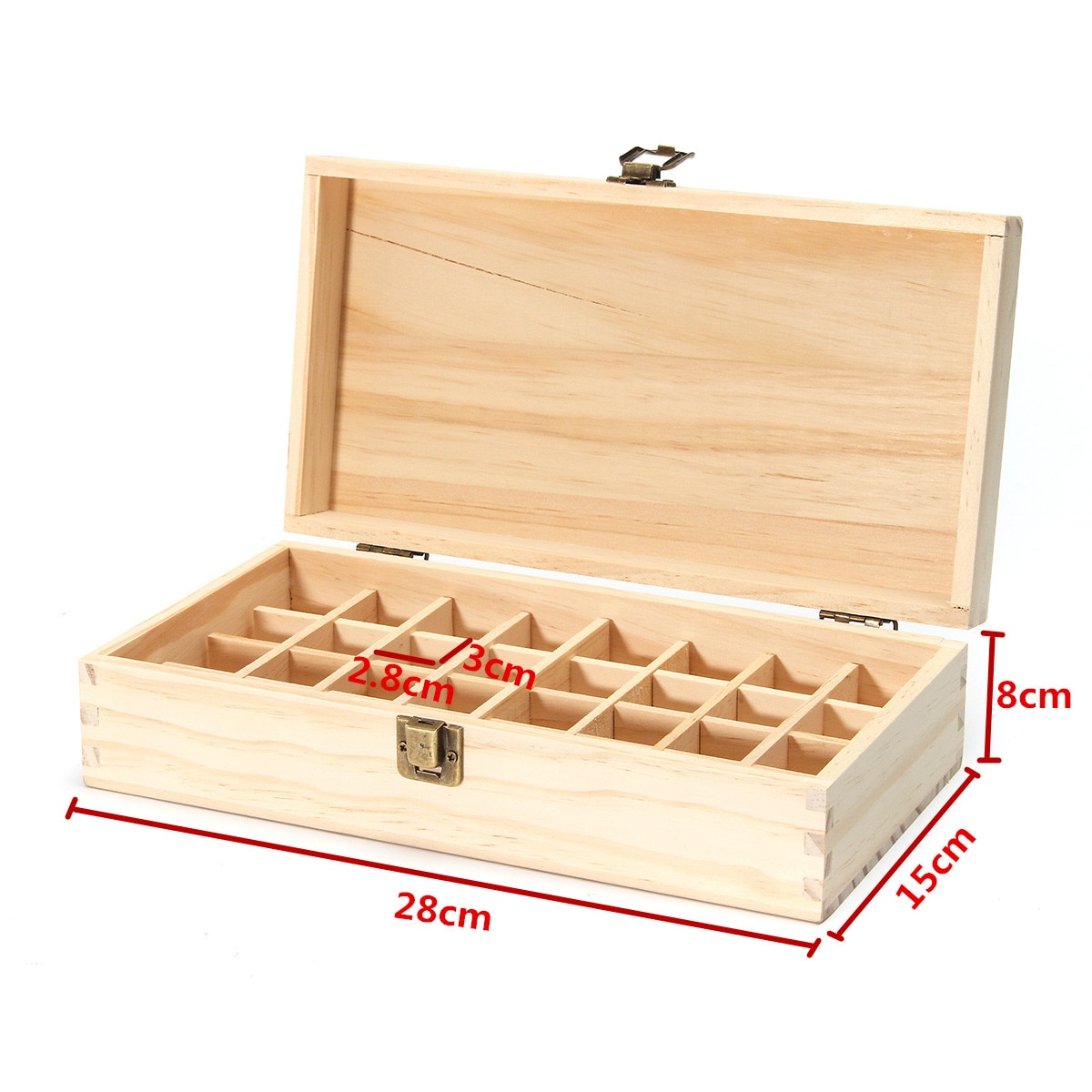 32 Slot Essential Oil Wooden Box