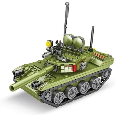 331pcs Military T-85 Main Battle Tank Vehicles WW2 Army Soldier Figures Building Blocks Kids Toys For Children Boy