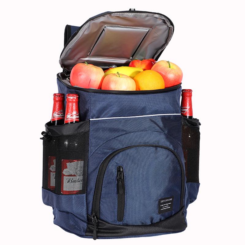 33L Cooler bag Soft Large 36 Cans Thermal Backpack Insulated Bag Travel Beach Beer Leak-proof Food Storage Bag
