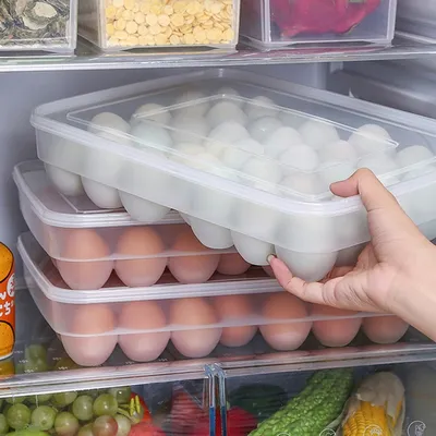 34 Slot Clear Plastic Reusable Egg Carton 34 Slot Clear Plastic Reusable Egg Carton