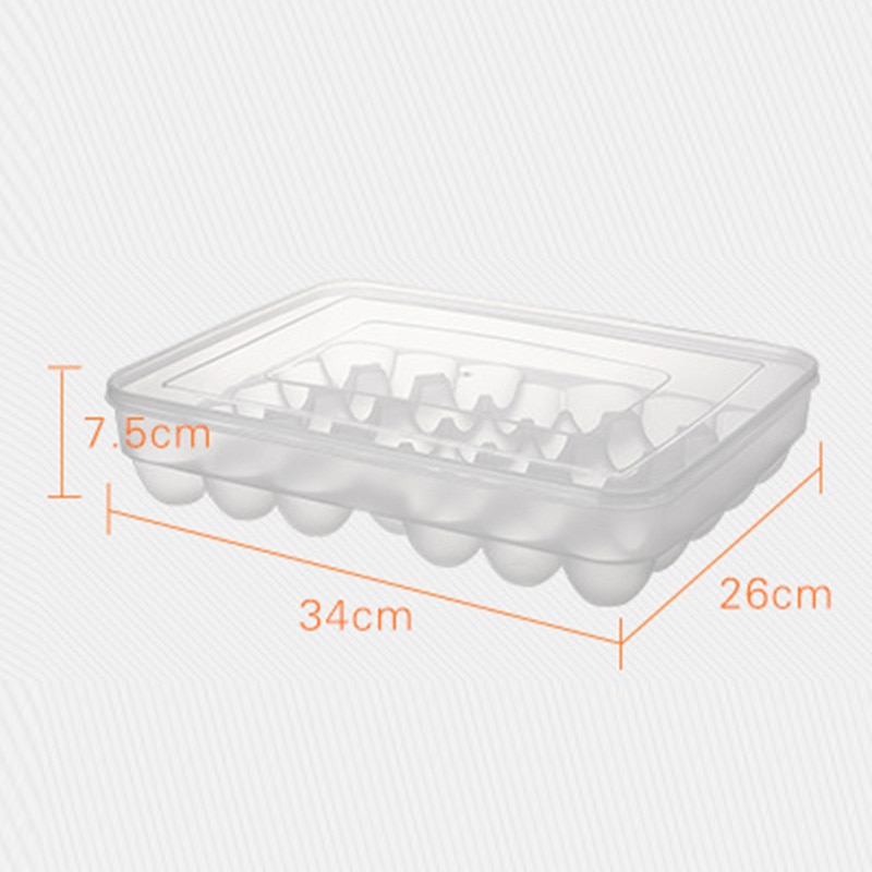 34 Slot Clear Plastic Reusable Egg Carton 34 Slot Clear Plastic Reusable Egg Carton