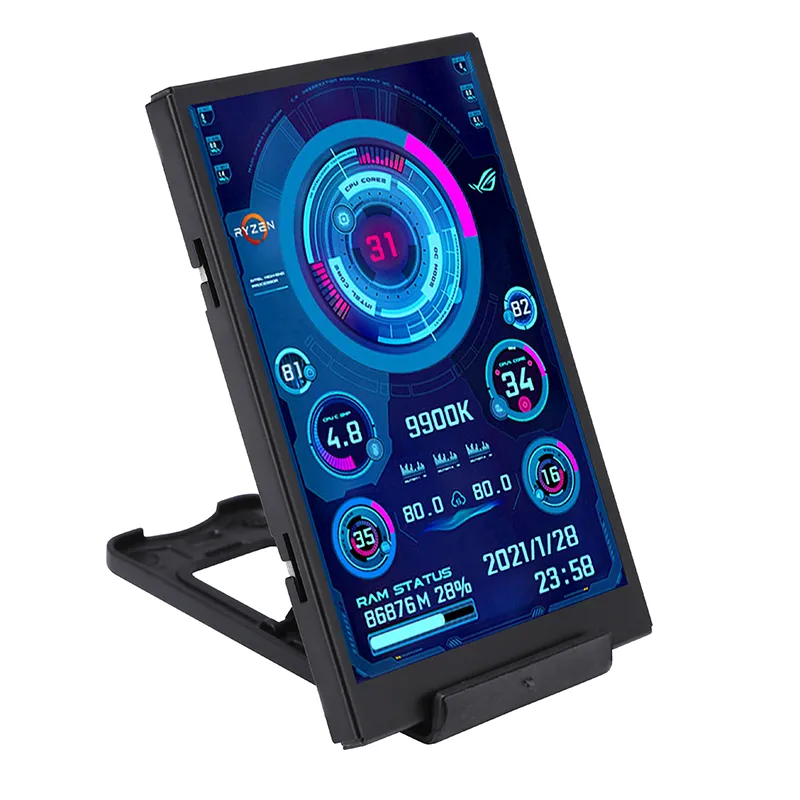 3.5 Inch IPS TYPE-C Secondary Screen Computer CPU GPU RAM HDD MonitorUSB Display For Freely AIDA64