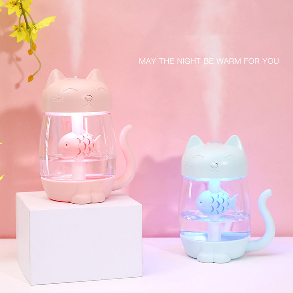 350ml Cat Humidifier Night Light
