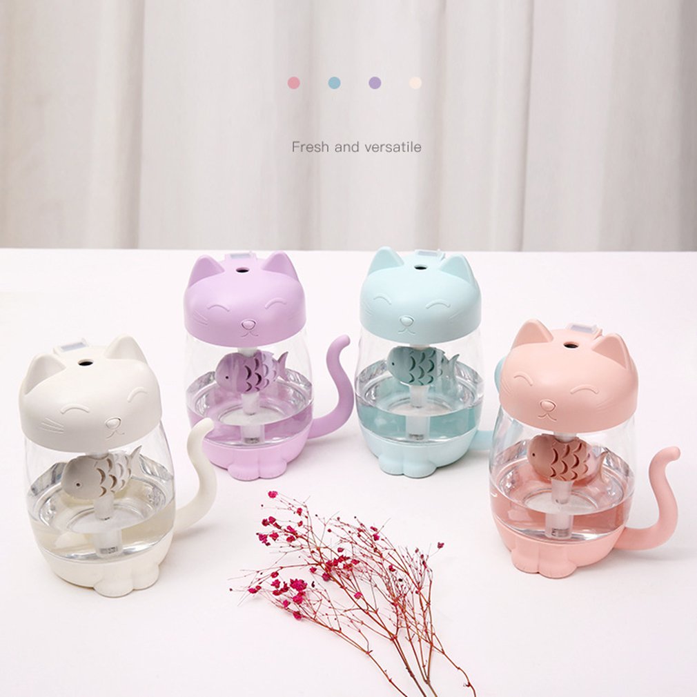 350ml Cat Humidifier Night Light