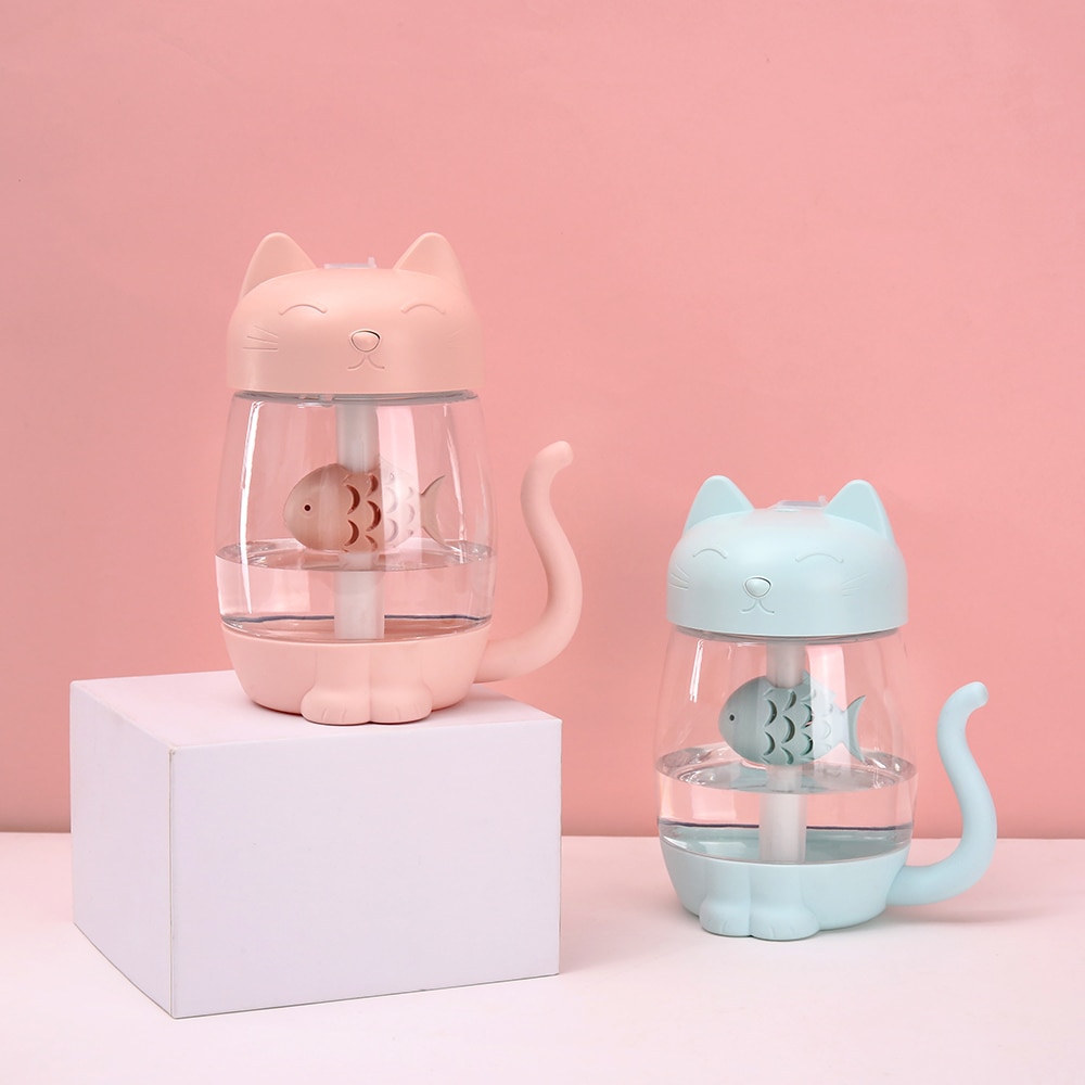 350ml Cat Humidifier Night Light