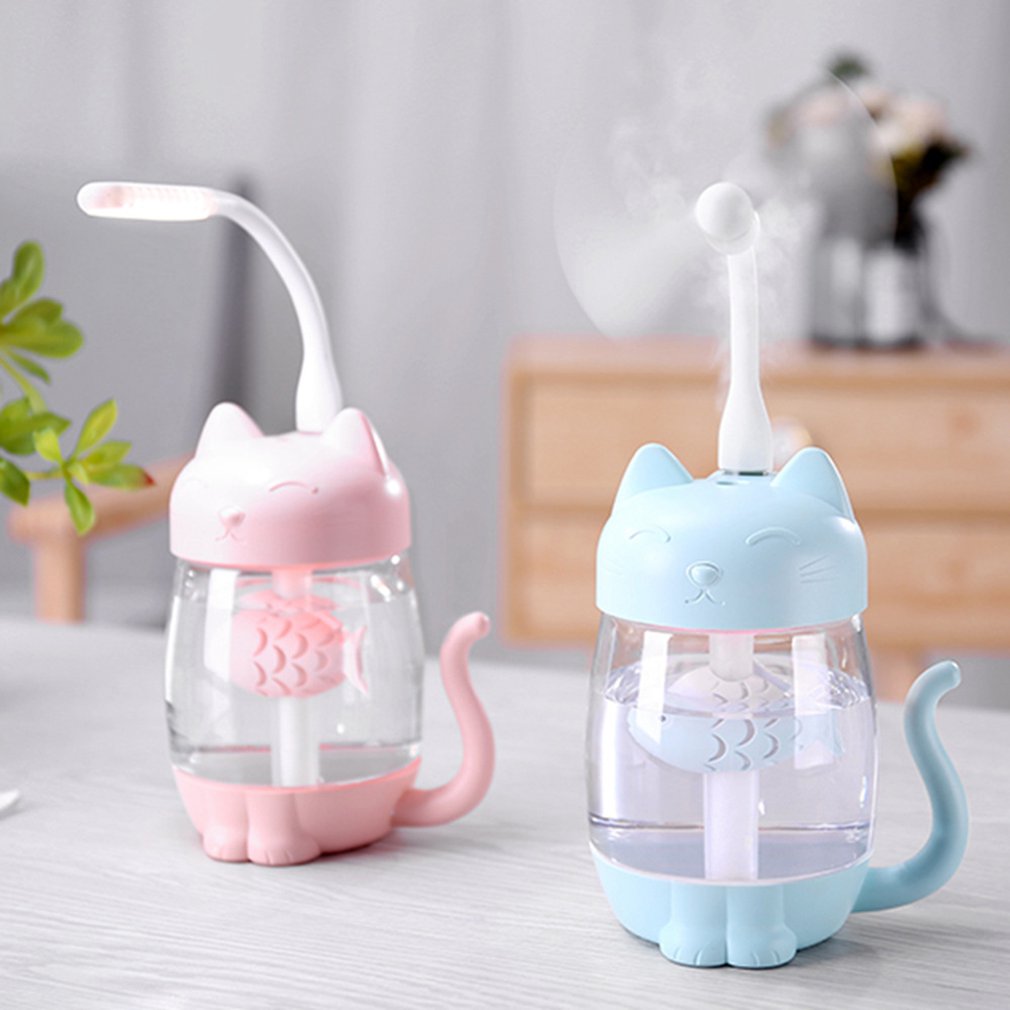 350ml Cat Humidifier Night Light