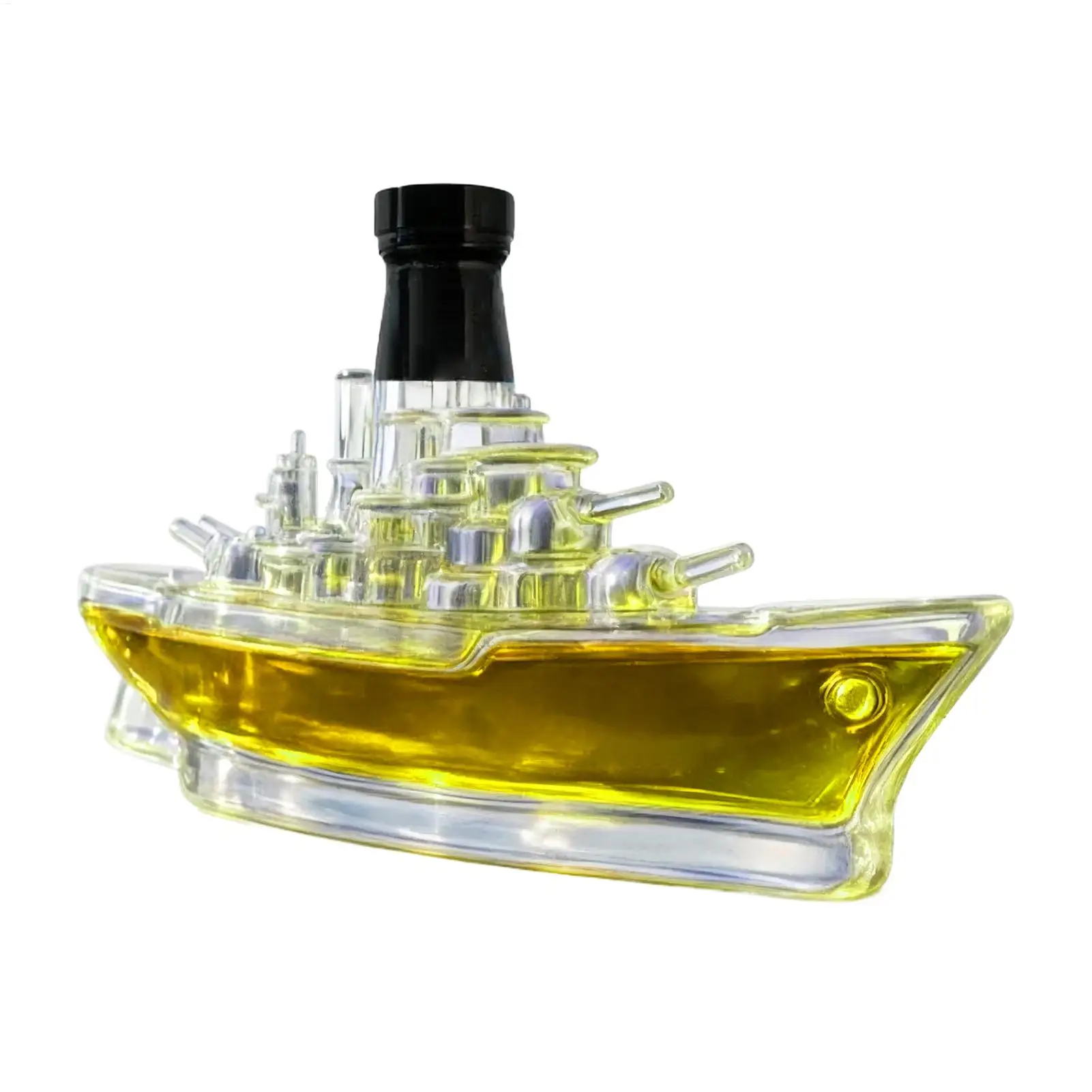 350ml Warship Shape Glass Liquor Bottle Empty Whisky Vodka Jar for Home Bar Collection Gift Decoration Accessories 350ml Warship Shape Glass Liquor Bottle Empty Whisky Vodka Jar for Home Bar Collection Gift Decoration Accessories