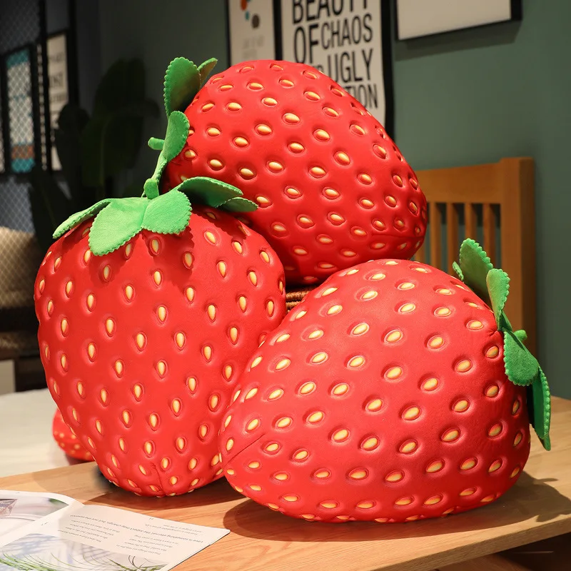 35cm Lifelike Strawberry Plush Toy Simulation Strawberry Pillow Soft Filled Fruit Sofa Cushion Home Decor Gift for 35cm Lifelike Strawberry Plush Toy Simulation Strawberry Pillow Soft Filled Fruit Sofa Cushion Home Decor Gift for