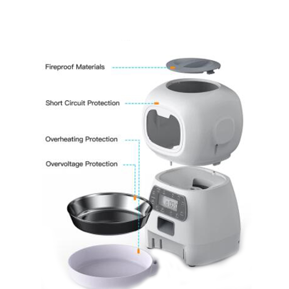 3.5L Automatic Pet Feeder Smart Food Dispenser For Cats Dogs Timer Stainless Steel Bowl Auto Dog Cat Pet Feeding Pet 3.5L Automatic Pet Feeder Smart Food Dispenser For Cats Dogs Timer Stainless Steel Bowl Auto Dog Cat Pet Feeding Pet
