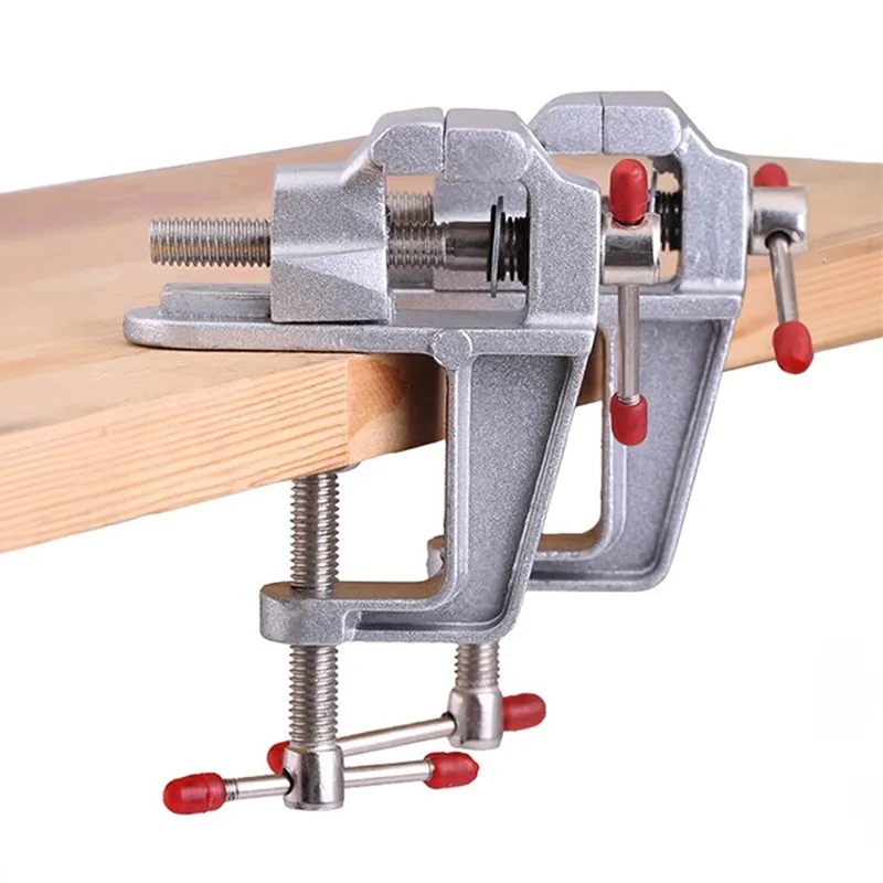 35MM Aluminium Alloy Table Bench Clamp Vise Multi-functional Bench Vise Table Screw Vise for DIY Craft Mold Fixed 35MM Aluminium Alloy Table Bench Clamp Vise Multi-functional Bench Vise Table Screw Vise for DIY Craft Mold Fixed