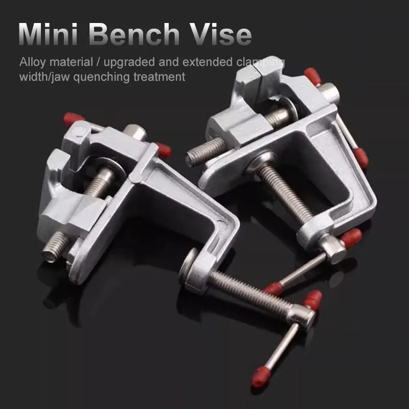 35MM Aluminium Alloy Table Bench Clamp Vise Multi-functional Bench Vise Table Screw Vise for DIY Craft Mold Fixed 35MM Aluminium Alloy Table Bench Clamp Vise Multi-functional Bench Vise Table Screw Vise for DIY Craft Mold Fixed