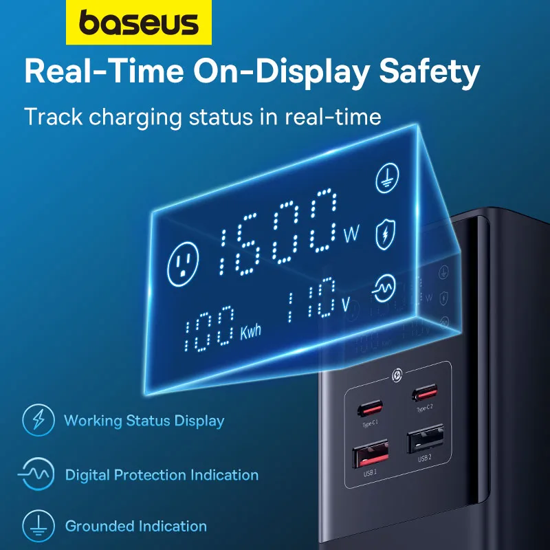 35W Fast Charging Digital Power Strip 7-in-1 Charging Station 4000W Rated Power Digital Display For iPhone 15 14 Pro Max 35W Fast Charging Digital Power Strip 7-in-1 Charging Station 4000W Rated Power Digital Display For iPhone 15 14 Pro Max