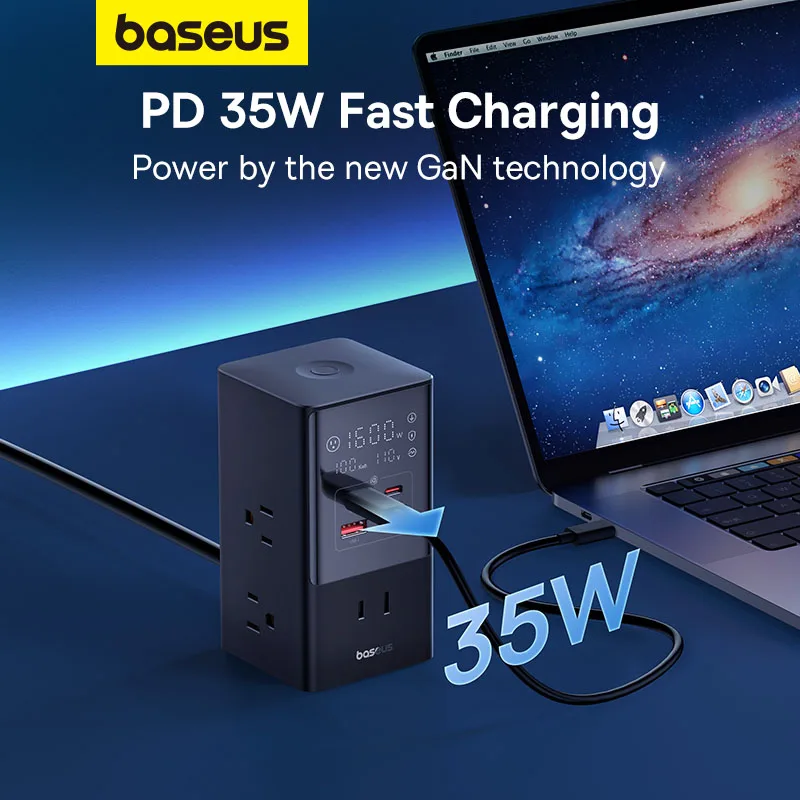 35W Fast Charging Digital Power Strip 7-in-1 Charging Station 4000W Rated Power Digital Display For iPhone 15 14 Pro Max 35W Fast Charging Digital Power Strip 7-in-1 Charging Station 4000W Rated Power Digital Display For iPhone 15 14 Pro Max