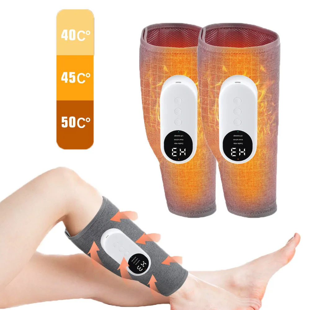 360° Air Pressure Calf Massager Machine 3 Mode Foot Leg Muscle Relaxation Promote Blood Circulation 360° All-Round