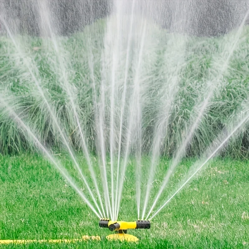 360° Automatic Rotating Trigeminal Sprinkler For Irrigation Rotating Sprinkler Tandem Sprinkler Sprayers Watering 360° Automatic Rotating Trigeminal Sprinkler For Irrigation Rotating Sprinkler Tandem Sprinkler Sprayers Watering