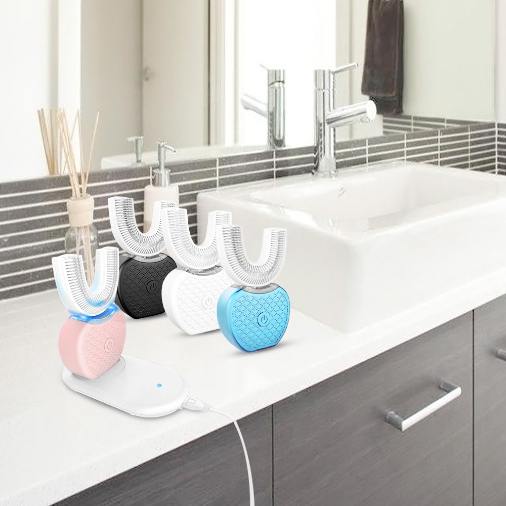 360 Automatic Toothbrush Electric Silicone Brush