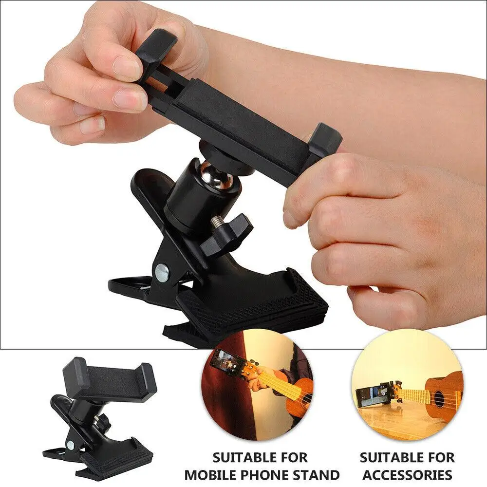 360-Degree Rotating Universal Guitar Phone Holder
