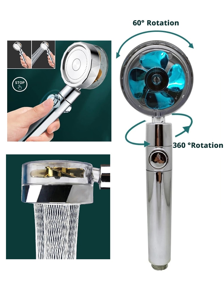 360 Degrees Strong Pressure Shower Head