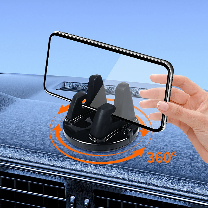 360° Rotatable Mobile Phone Holder Car Bracket Non-Slip GPS Navigation Car Mount Stand Support in Car Universal for All 360° Rotatable Mobile Phone Holder Car Bracket Non-Slip GPS Navigation Car Mount Stand Support in Car Universal for All