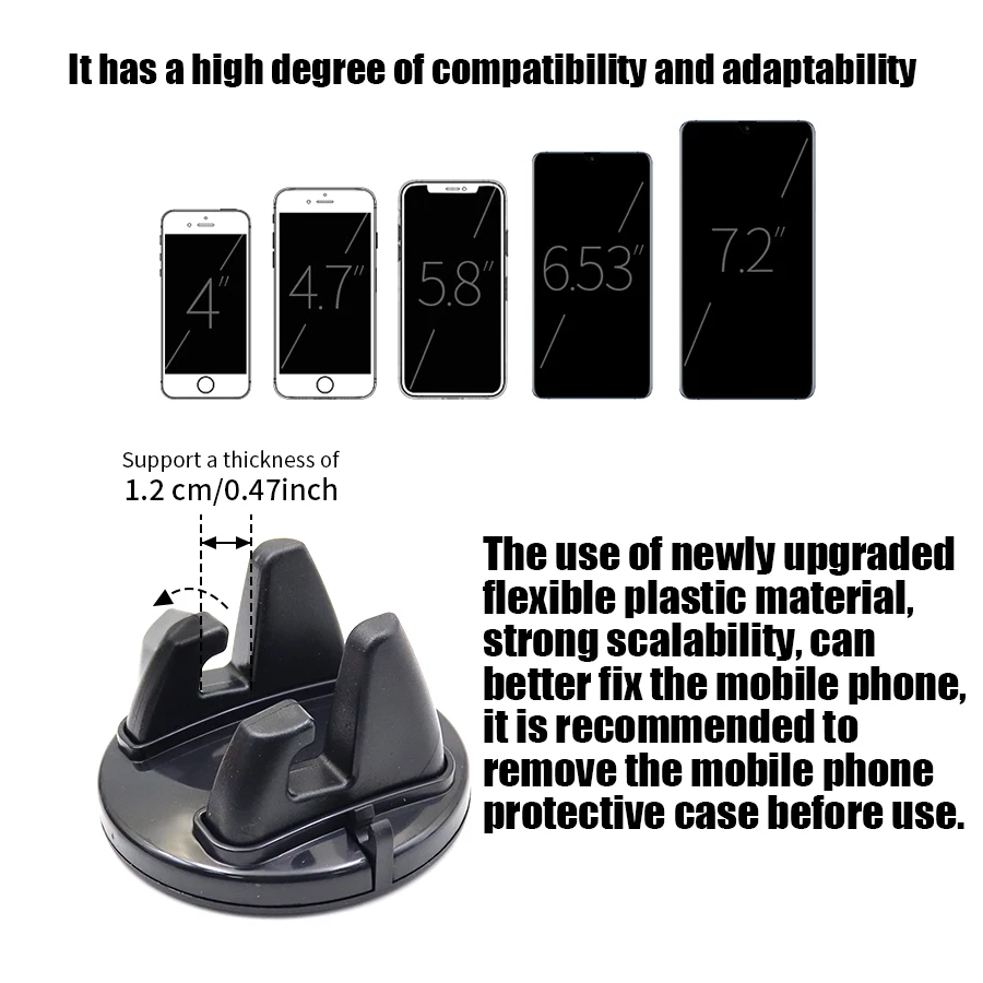 360° Rotatable Mobile Phone Holder Car Bracket Non-Slip GPS Navigation Car Mount Stand Support in Car Universal for All 360° Rotatable Mobile Phone Holder Car Bracket Non-Slip GPS Navigation Car Mount Stand Support in Car Universal for All